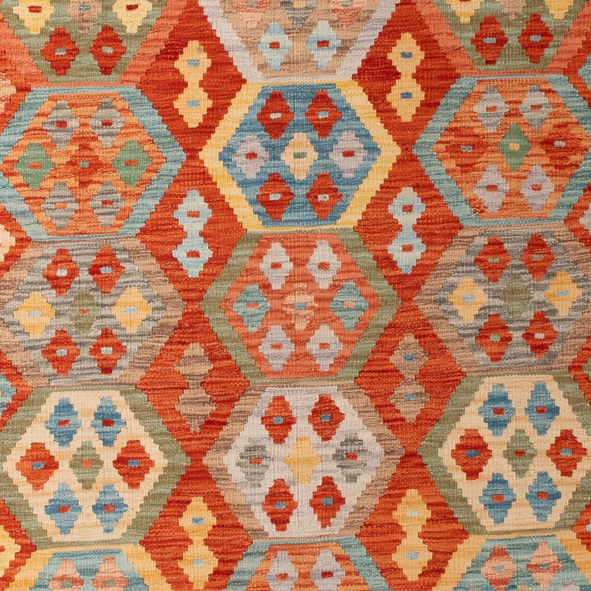 Kelim Teppich - Splash - 305 x 207 cm - mehrfarbig