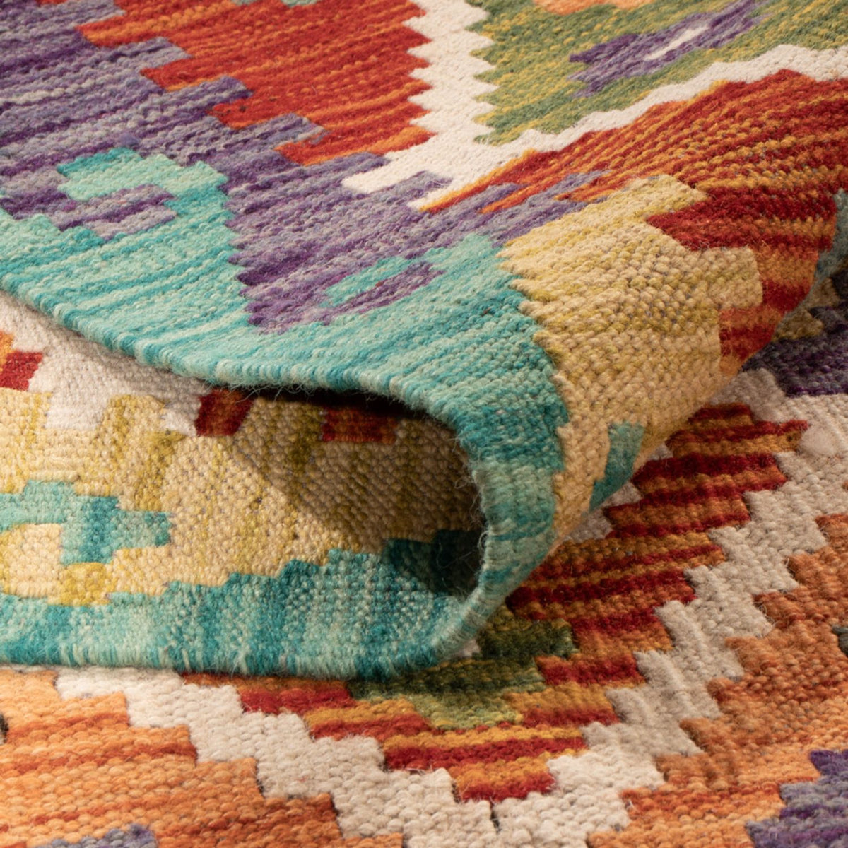 Kelim Teppich - Splash - 293 x 213 cm - mehrfarbig