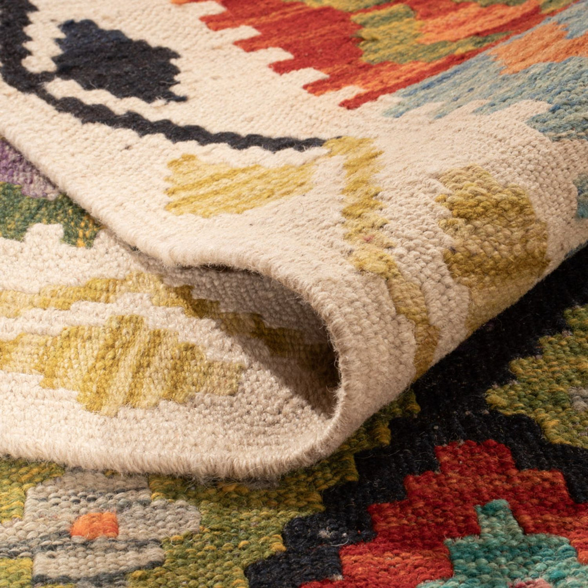 Kelim Teppich - Splash - 298 x 206 cm - mehrfarbig