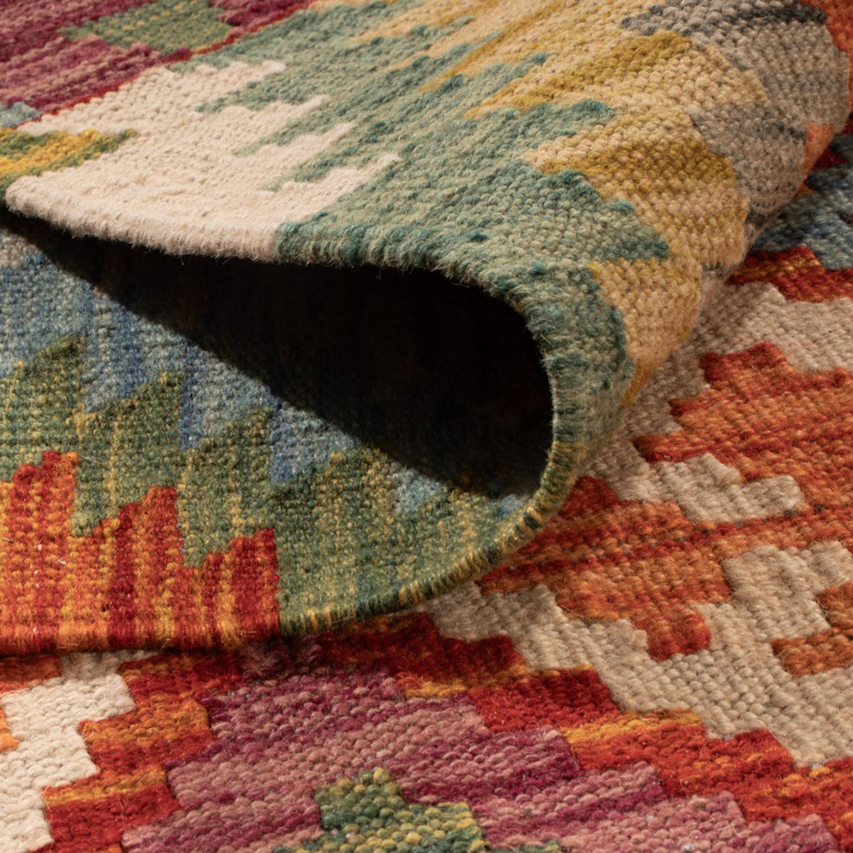 Kelim Teppich - Splash - 296 x 209 cm - mehrfarbig