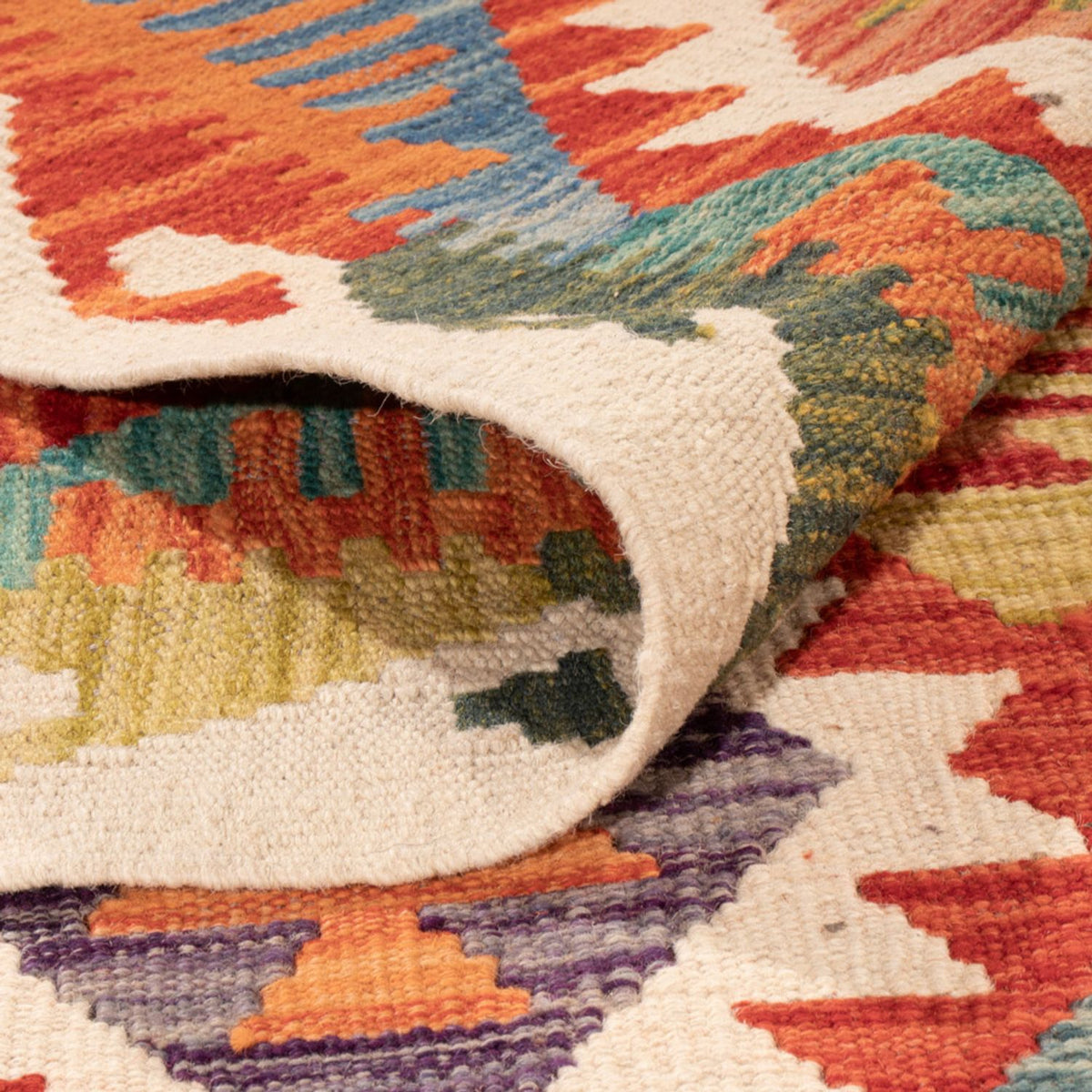 Kelim Teppich - Splash - 307 x 200 cm - mehrfarbig