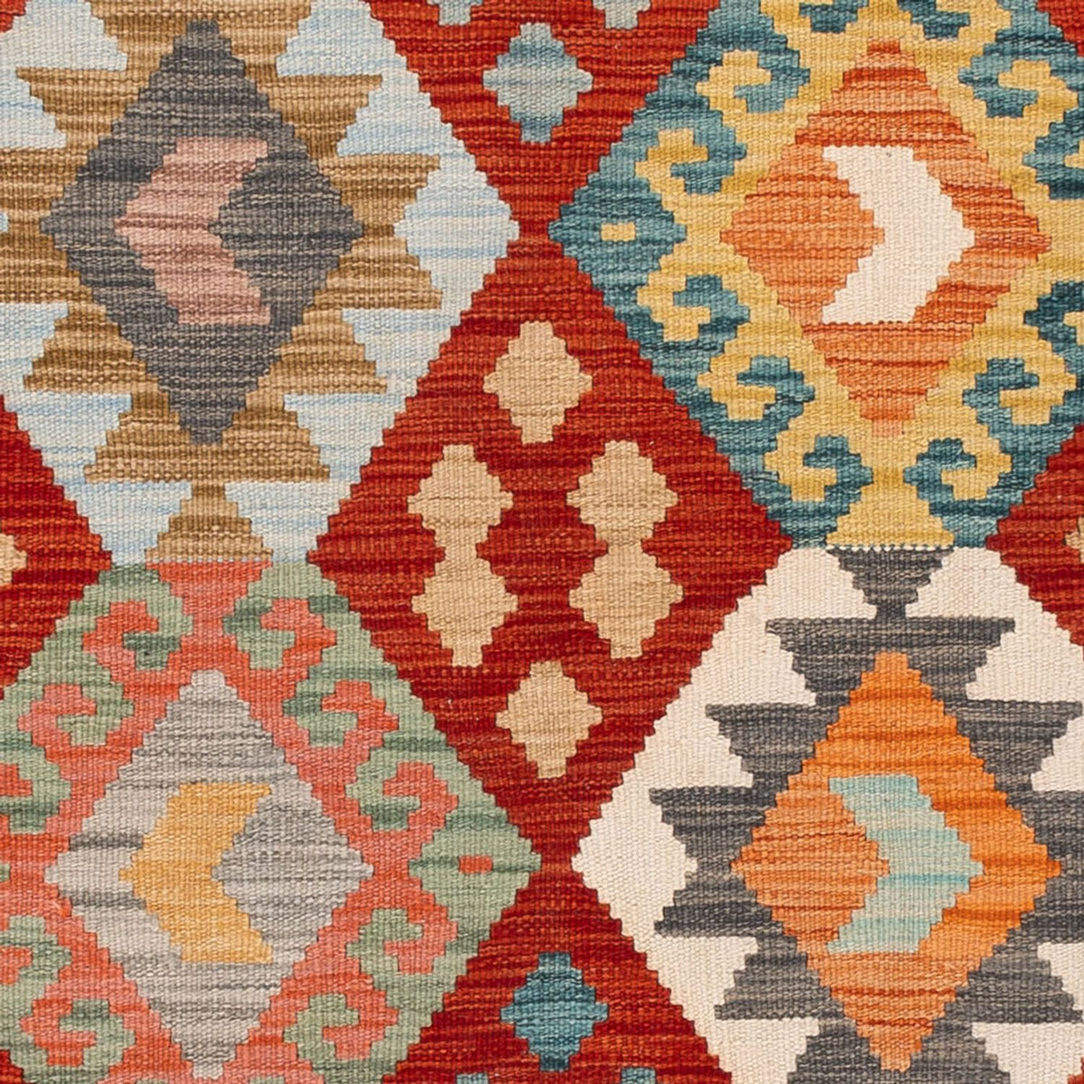 Kelim Teppich - Splash - 186 x 120 cm - mehrfarbig