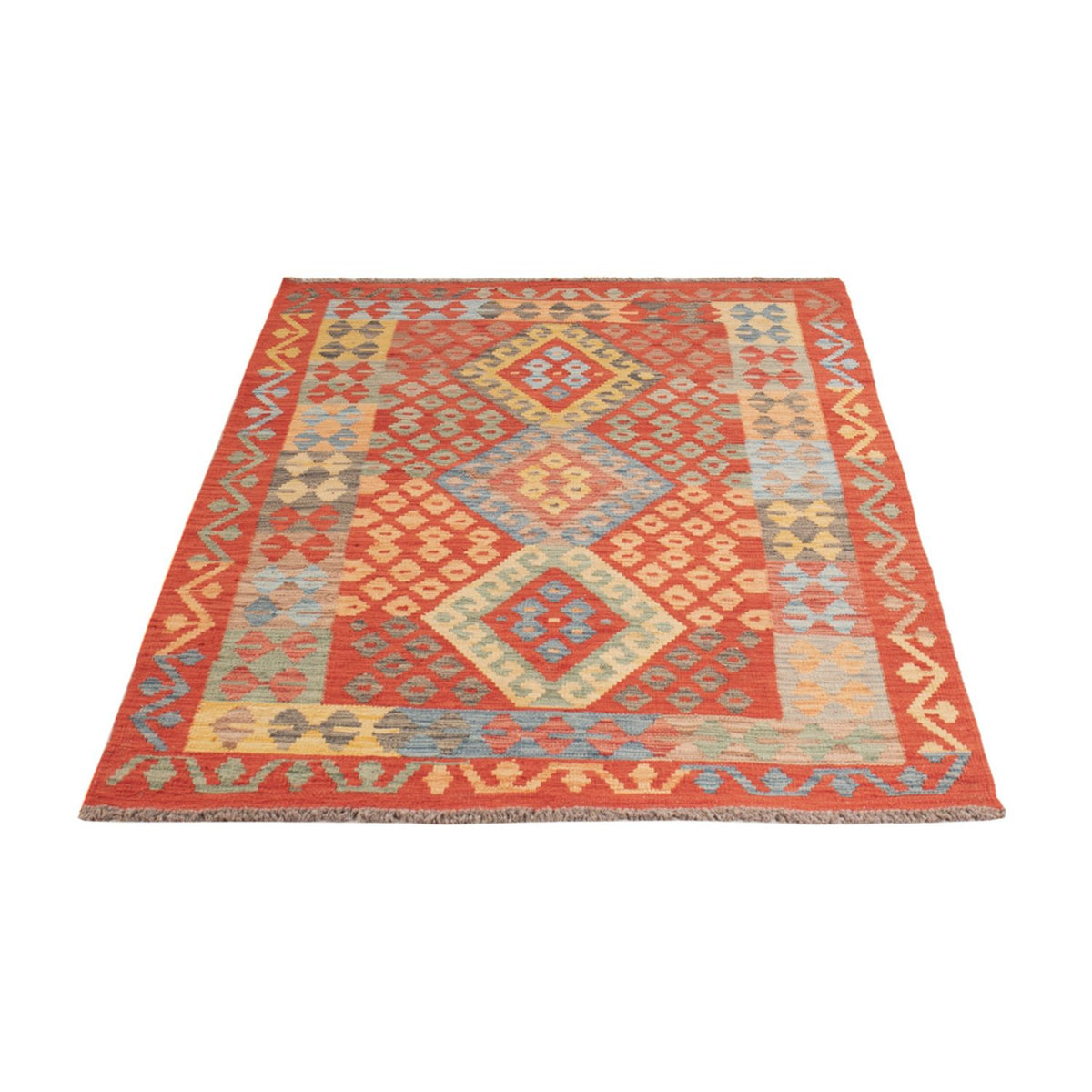 Kelim Teppich - Splash - 187 x 113 cm - mehrfarbig