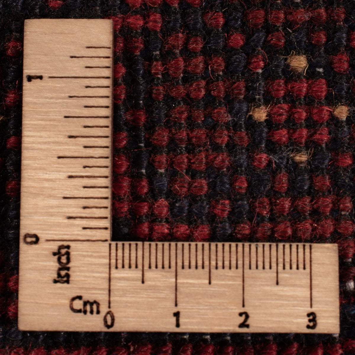 Afghan Teppich - Kunduz - 196 x 126 cm - dunkelrot