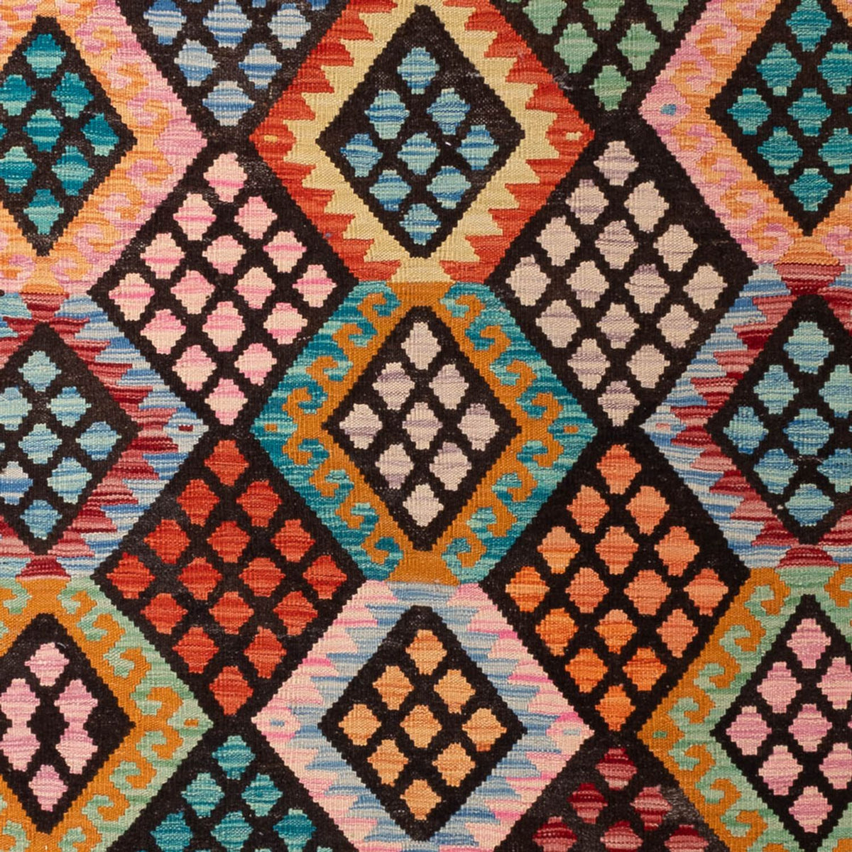 Kelim Teppich - Splash - 293 x 206 cm - mehrfarbig