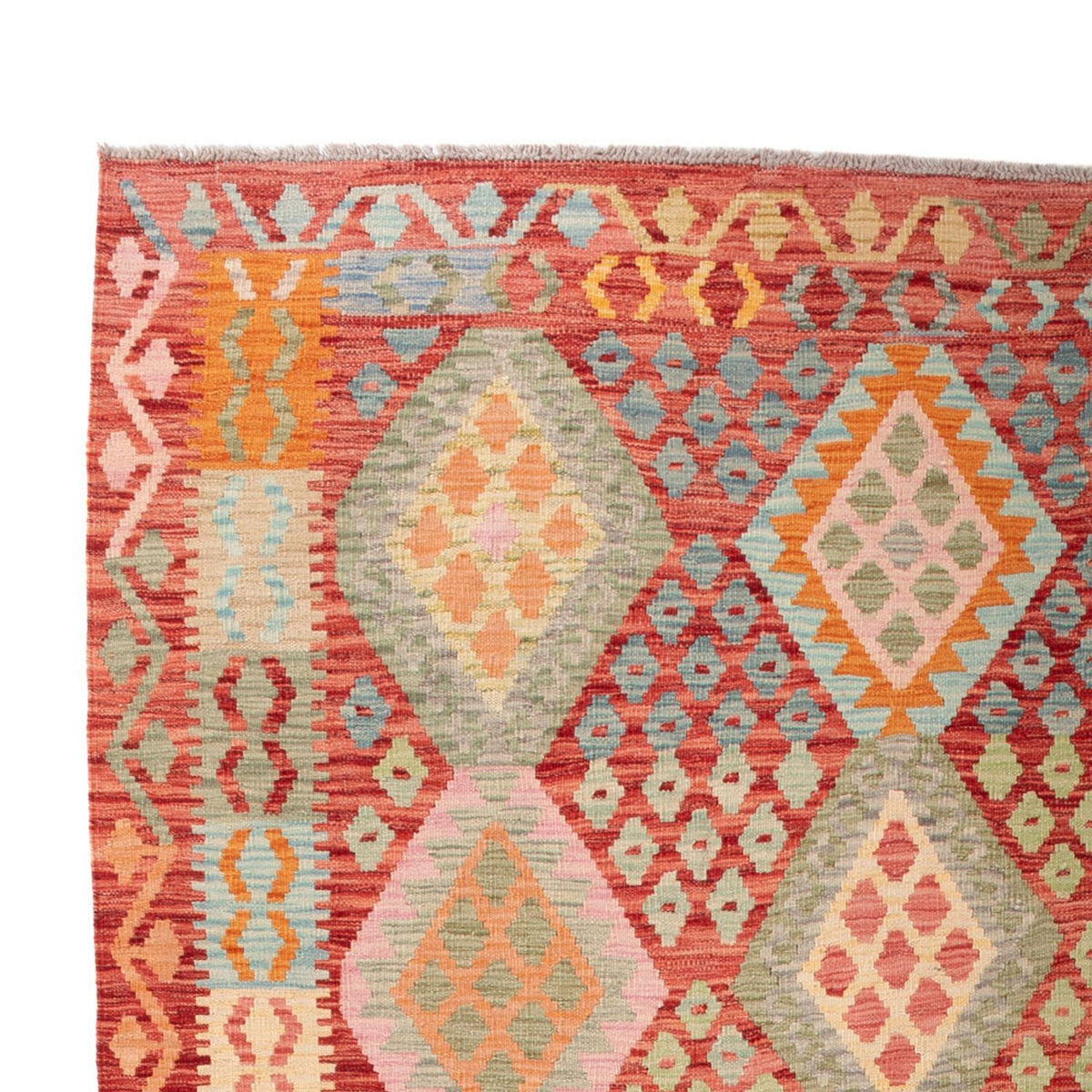 Kelim Teppich - Splash - 308 x 206 cm - mehrfarbig