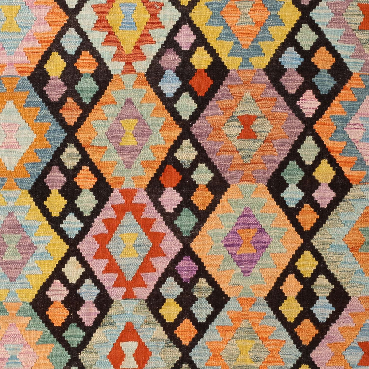 Kelim Teppich - Splash - 300 x 205 cm - mehrfarbig