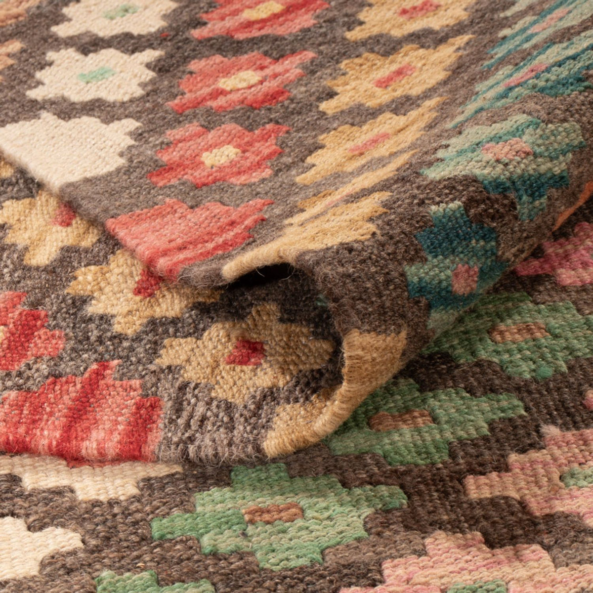 Kelim Teppich - Splash - 296 x 204 cm - mehrfarbig