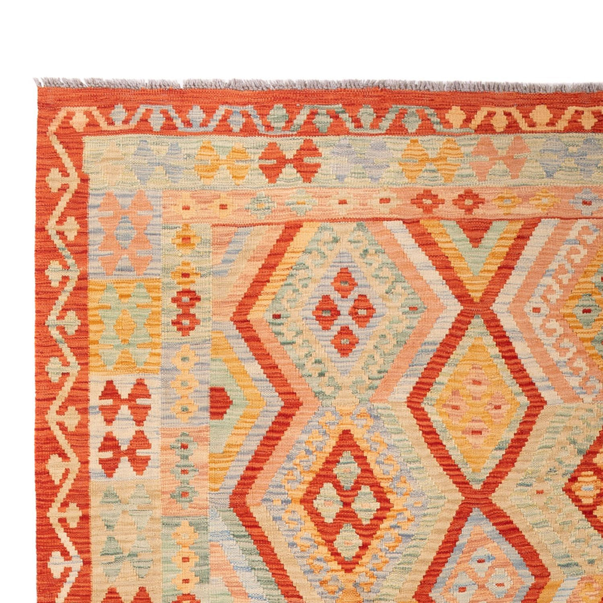 Kelim Teppich - Splash - 299 x 206 cm - mehrfarbig