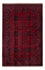 Afghan Teppich - Kunduz - 199 x 132 cm - dunkelrot