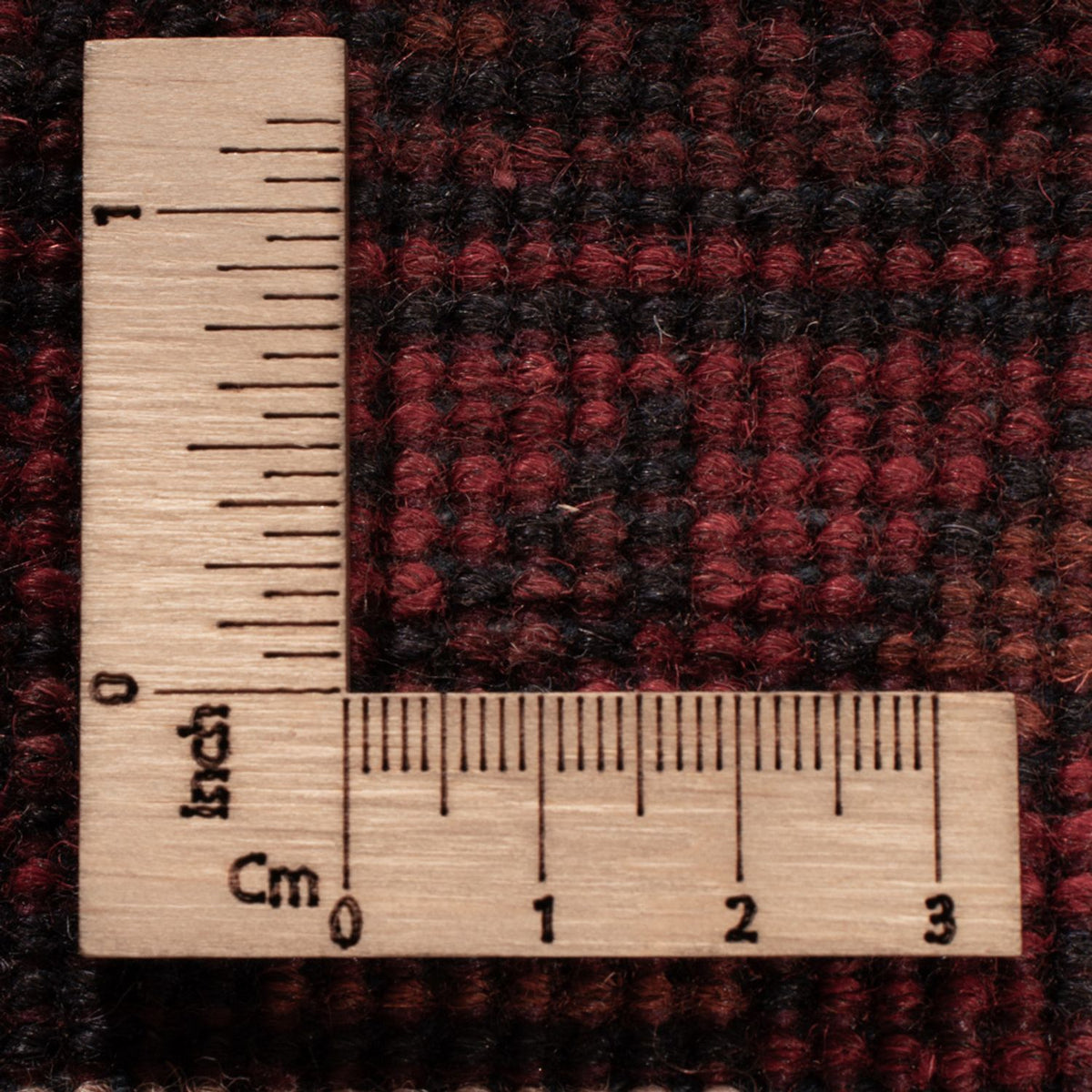 Afghan Teppich - Kunduz - 198 x 125 cm - dunkelrot