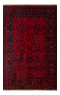 Afghan Teppich - Kunduz - 195 x 125 cm - dunkelrot