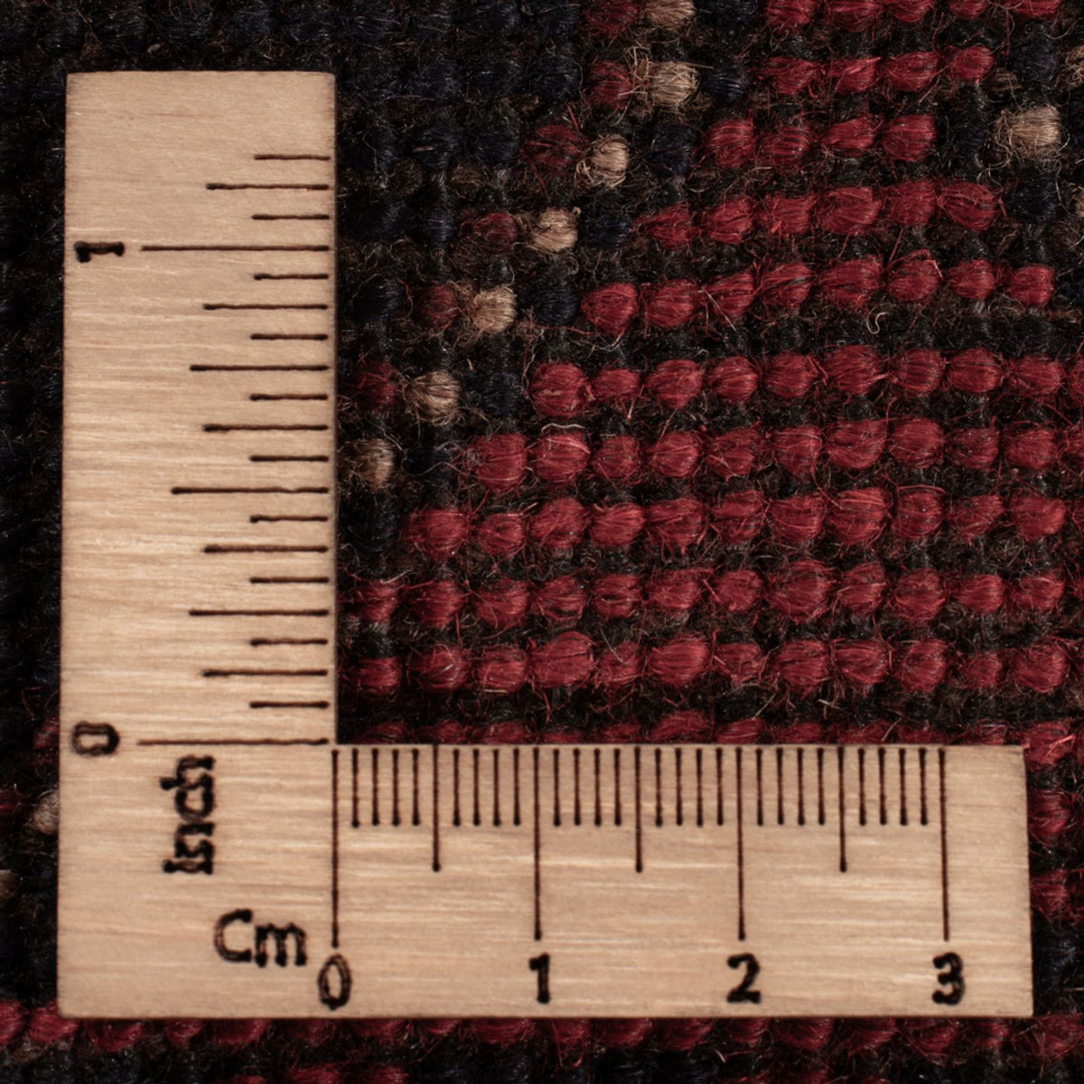 Afghan Teppich - Kunduz - 197 x 121 cm - dunkelrot