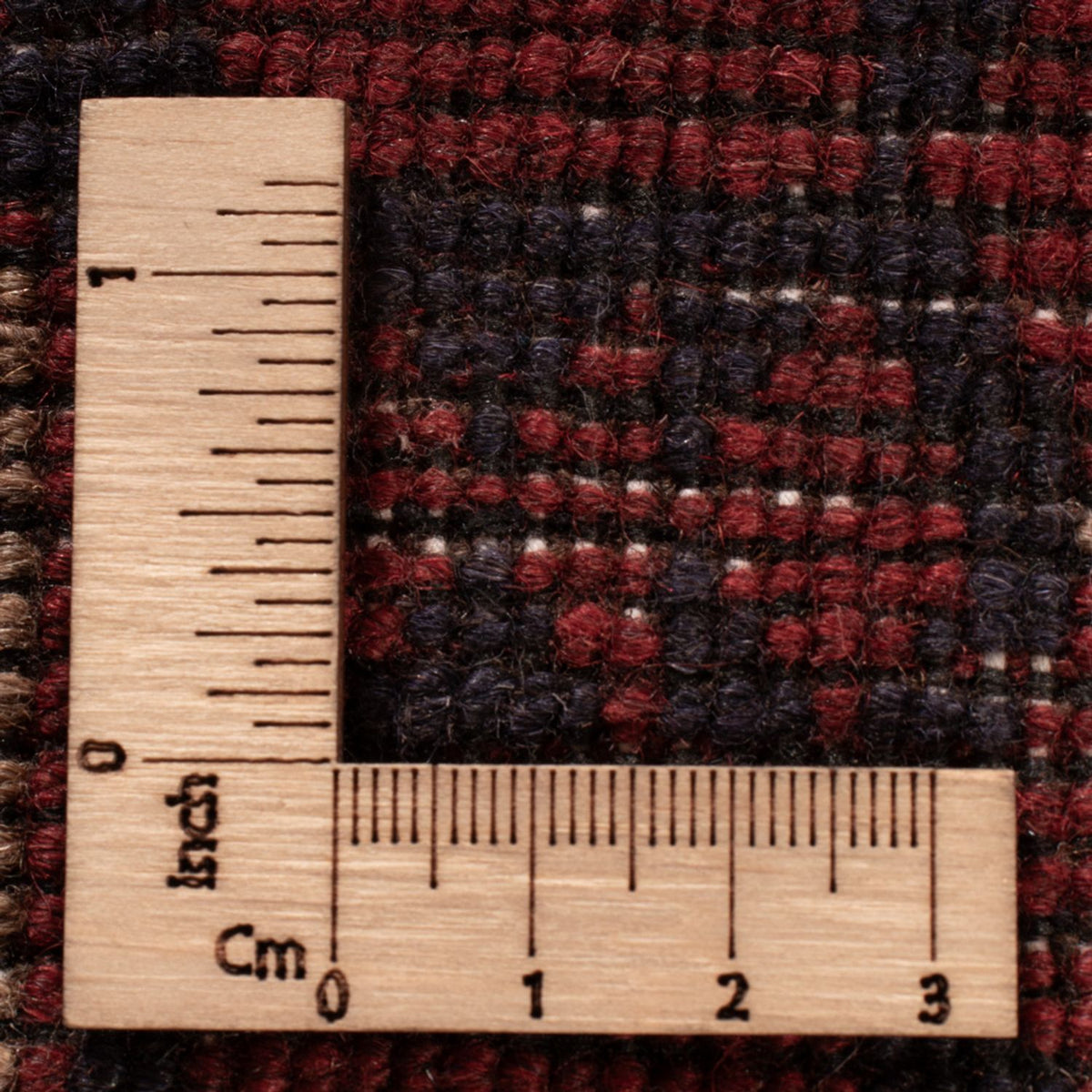 Afghan Teppich - Kunduz - 196 x 121 cm - dunkelrot