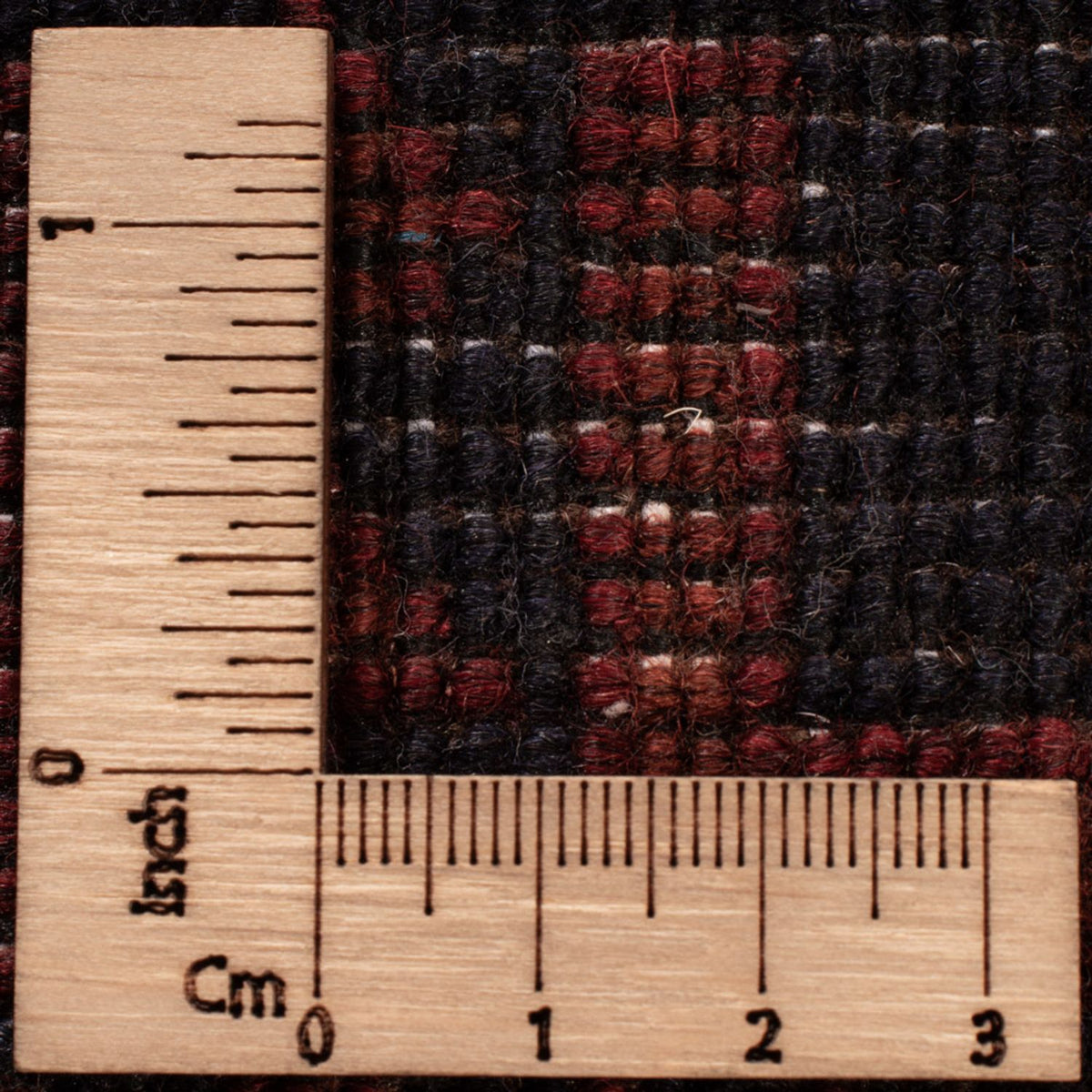 Afghan Teppich - Kunduz - 192 x 127 cm - dunkelrot