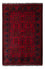 Afghan Teppich - Kunduz - 189 x 129 cm - dunkelrot