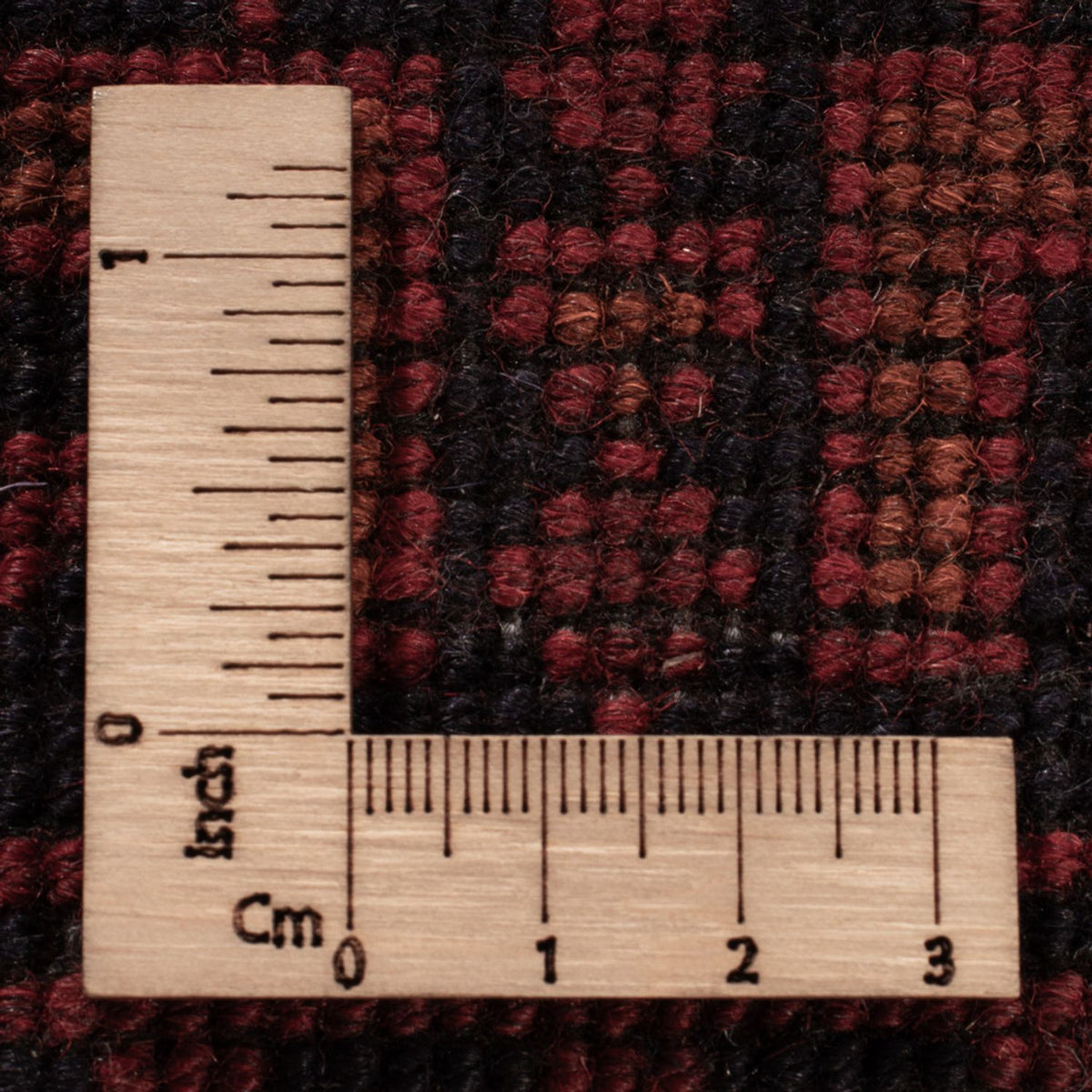 Afghan Teppich - Kunduz - 198 x 129 cm - dunkelrot