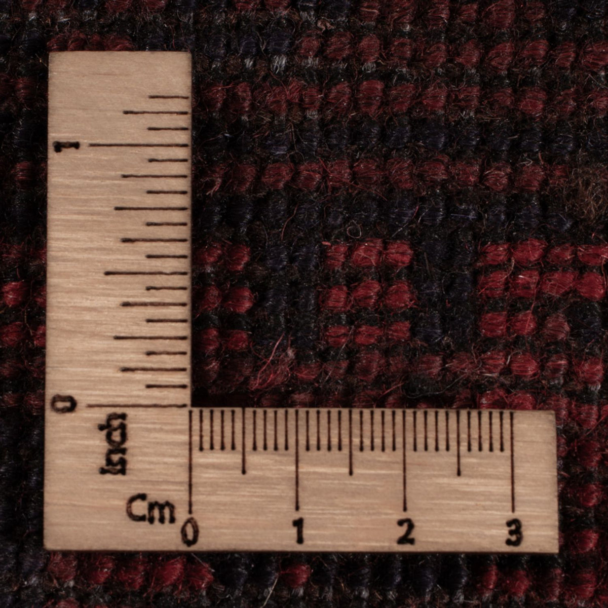 Afghan Teppich - Kunduz - 190 x 128 cm - dunkelrot