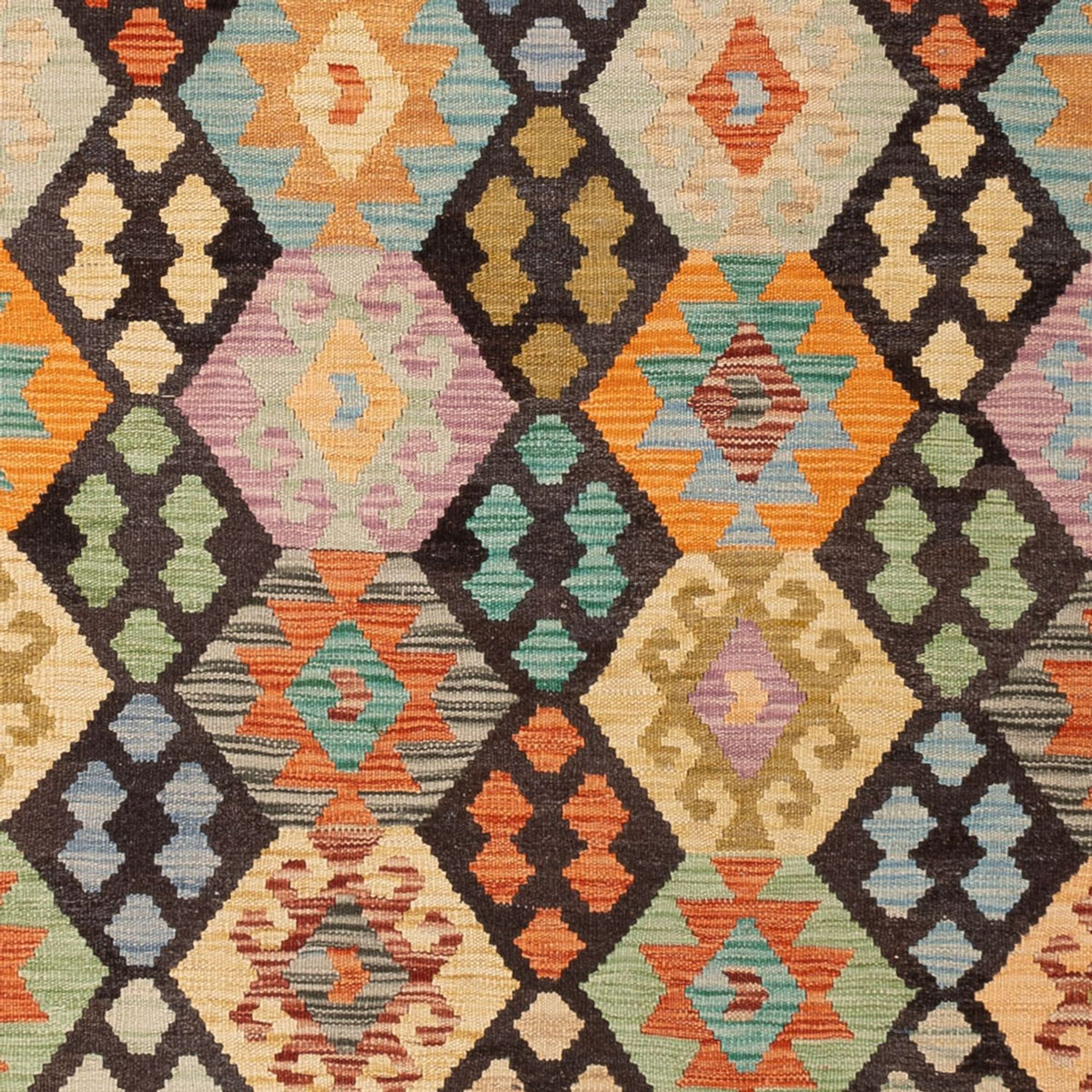 Kelim Teppich - Splash - 285 x 207 cm - mehrfarbig