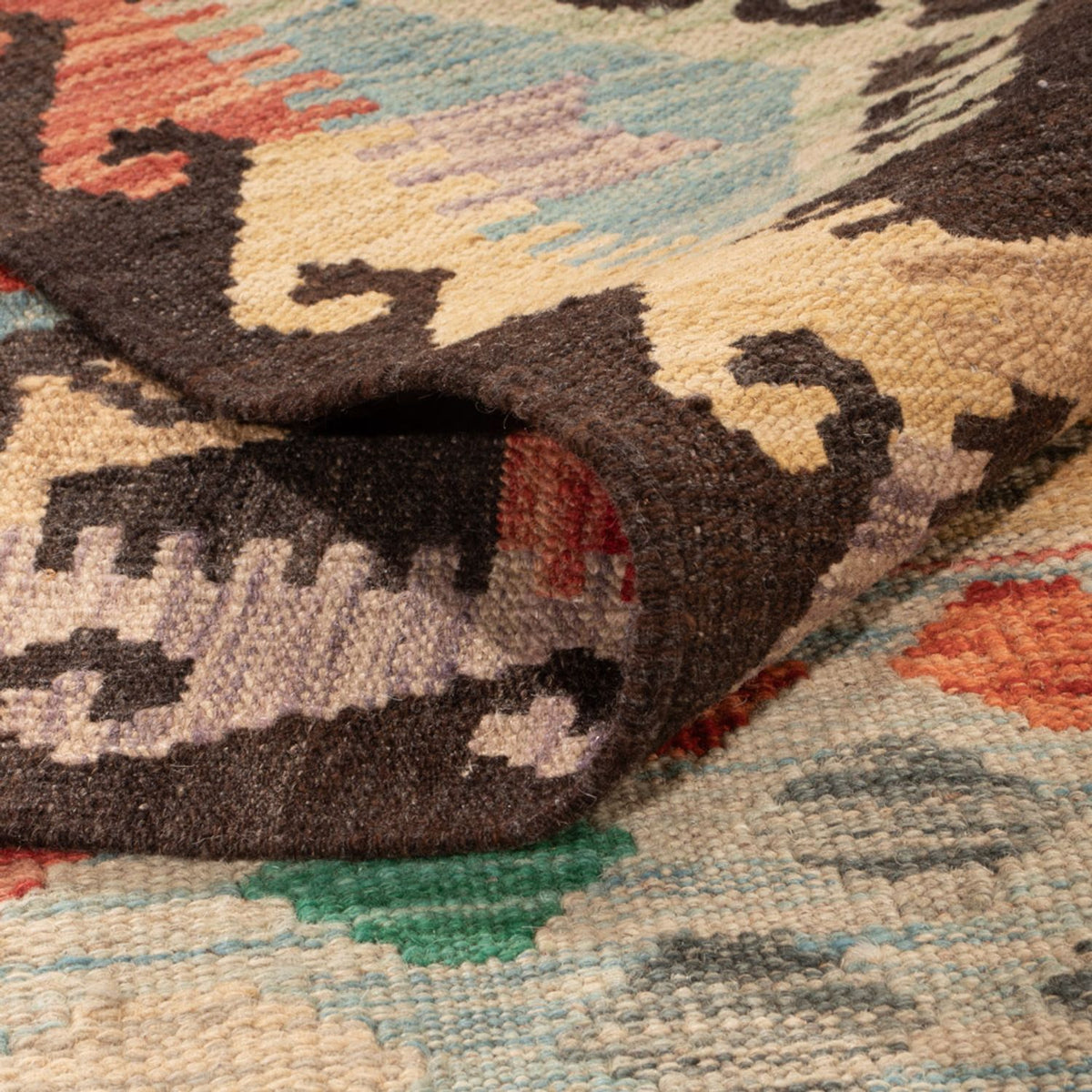 Kelim Teppich - Splash - 297 x 204 cm - mehrfarbig