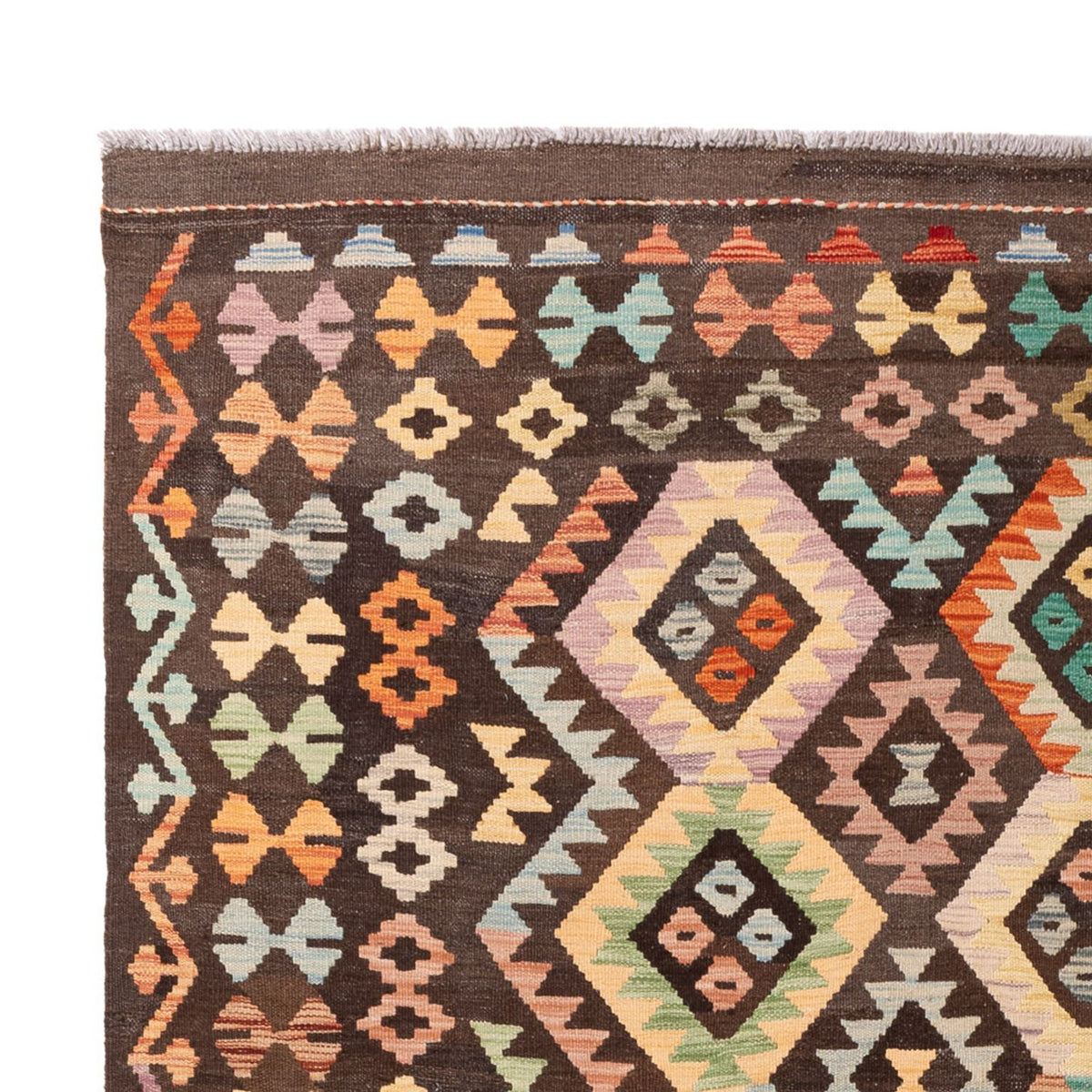 Kelim Teppich - Splash - 301 x 194 cm - mehrfarbig