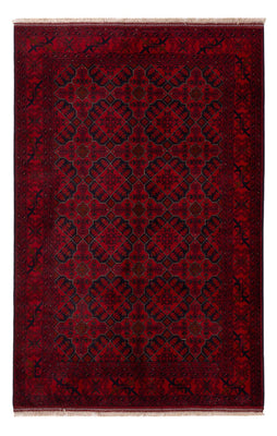 Afghan Teppich - Kunduz - 195 x 123 cm - dunkelrot