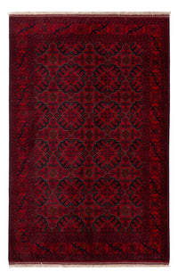 Afghan Teppich - Kunduz - 195 x 123 cm - dunkelrot