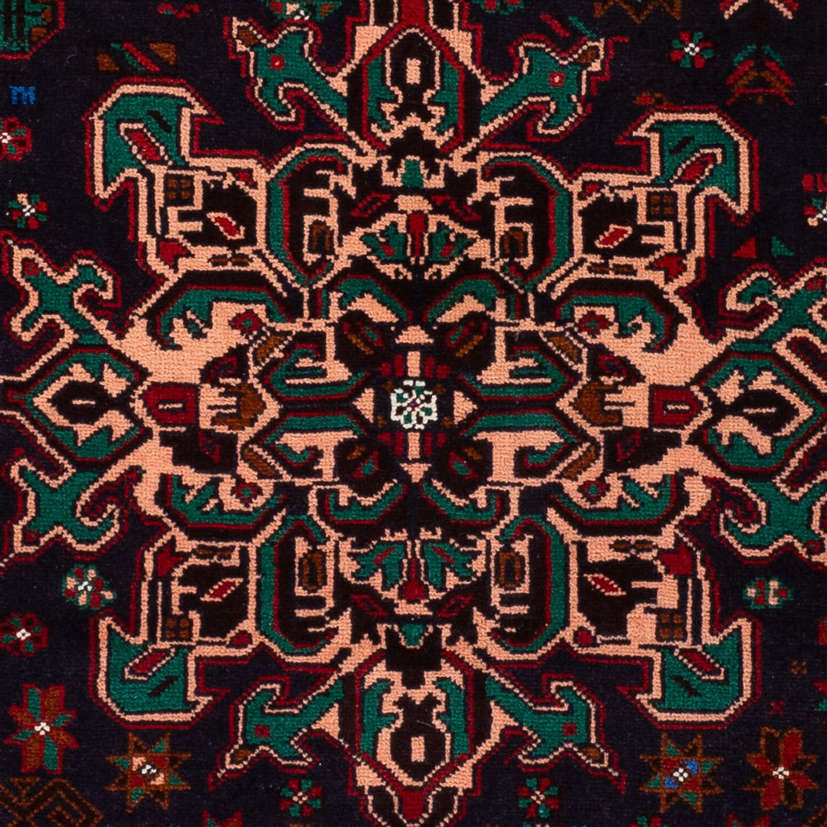 Belutsch Teppich - 180 x 105 cm - dunkelblau