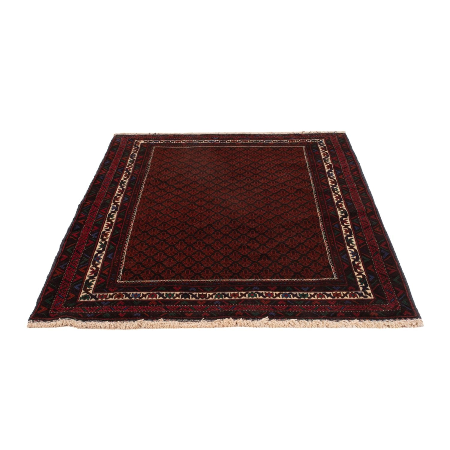 Belutsch Teppich - 188 x 123 cm - dunkelrot