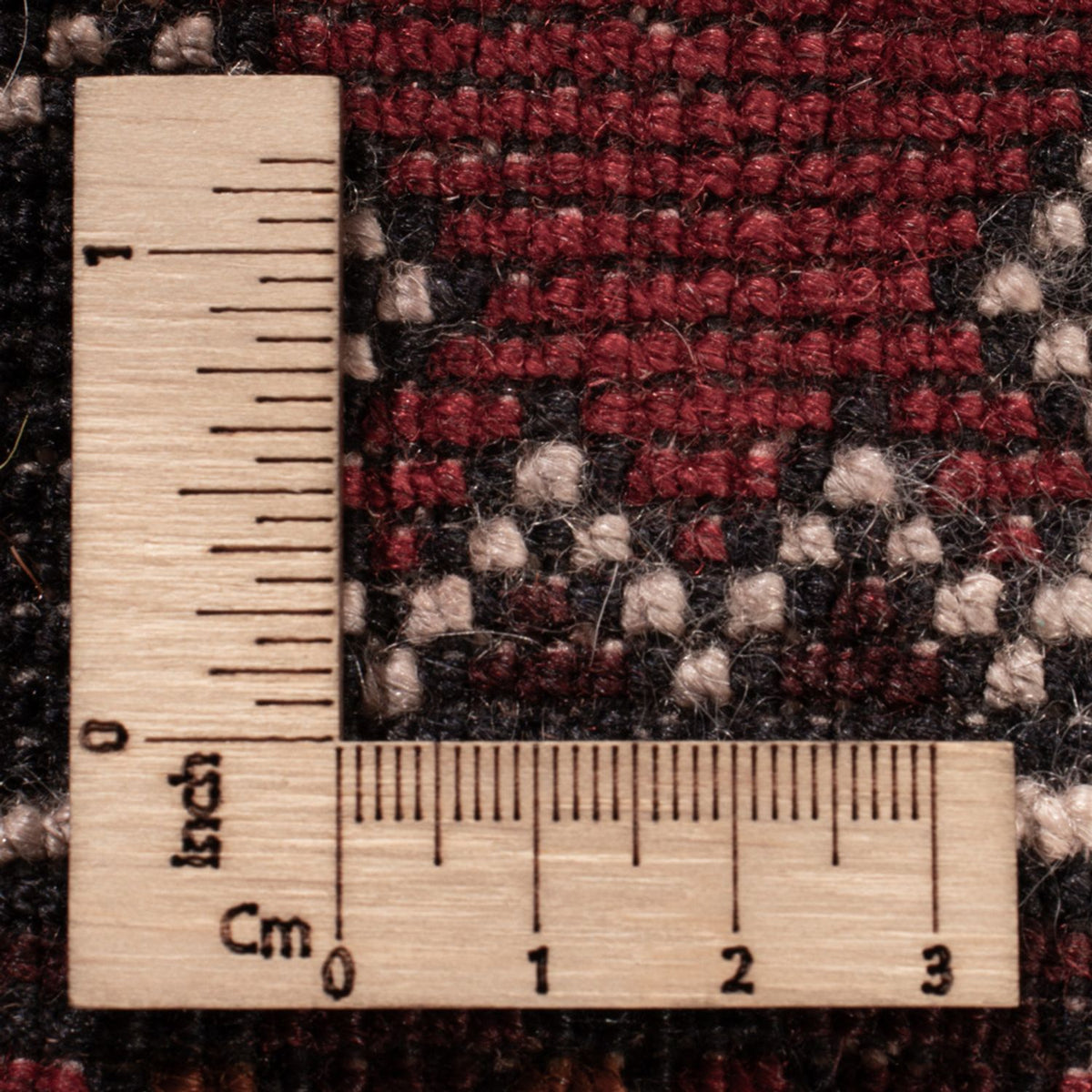 Belutsch Teppich - 183 x 123 cm - dunkelrot