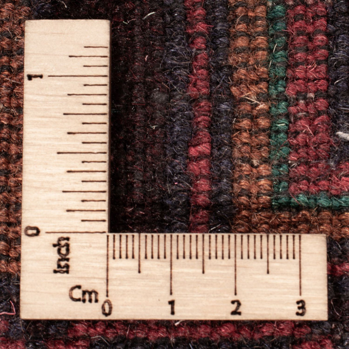 Belutsch Teppich - 183 x 114 cm - dunkelrot