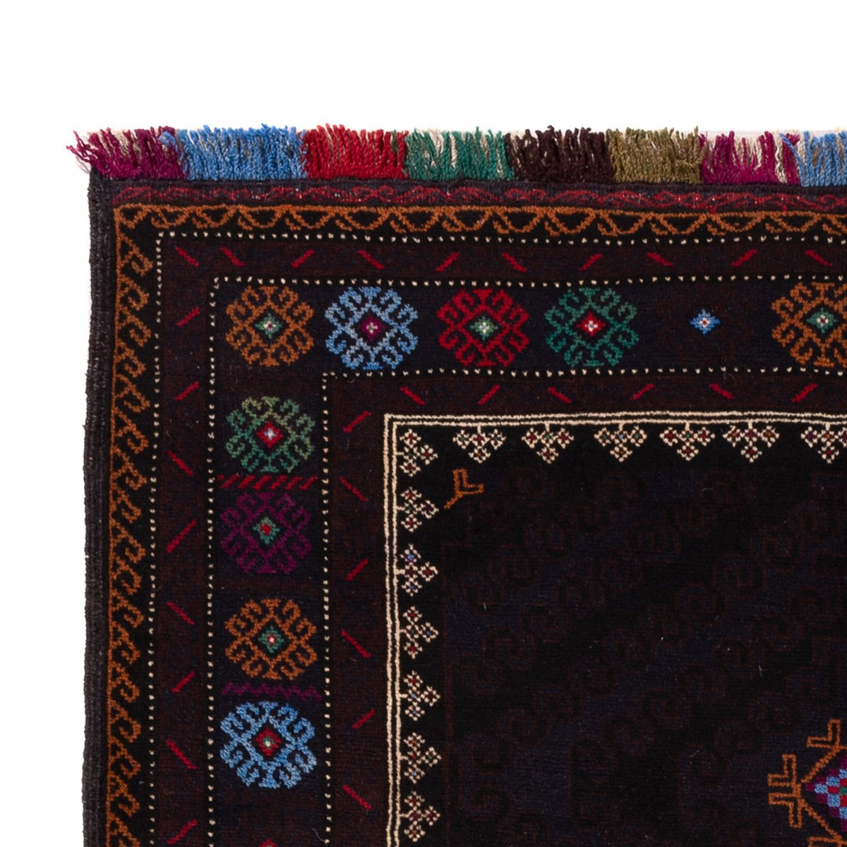 Belutsch Teppich - 195 x 116 cm - dunkelblau