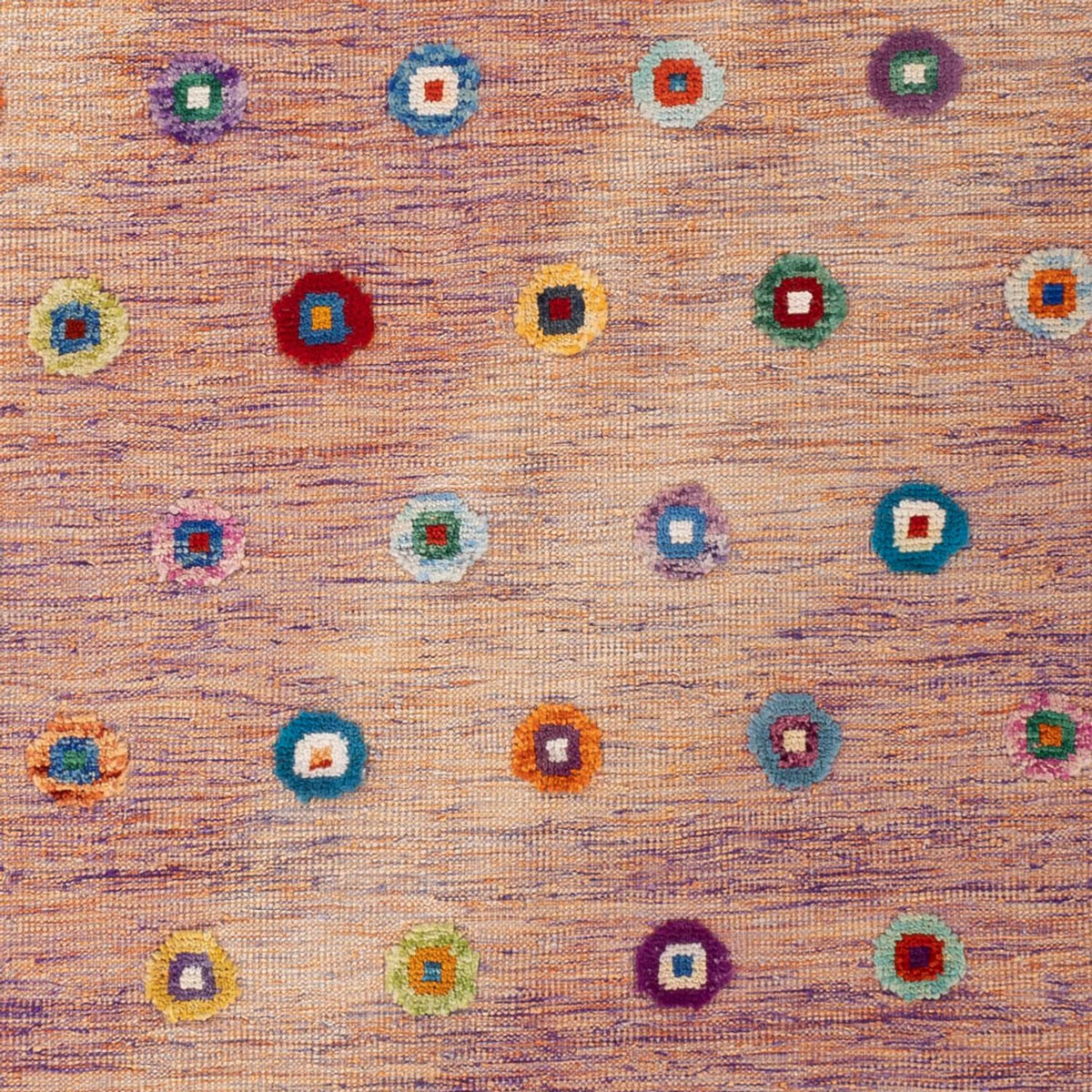 Kelim Teppich - Splash - 298 x 215 cm - rosa