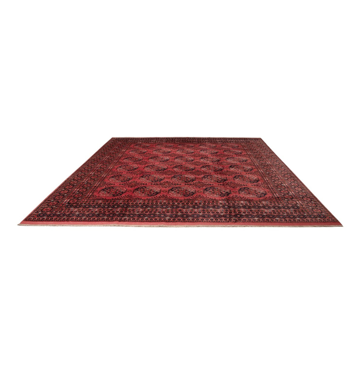 Afghan Teppich - Buchara - 404 x 351 cm - rot