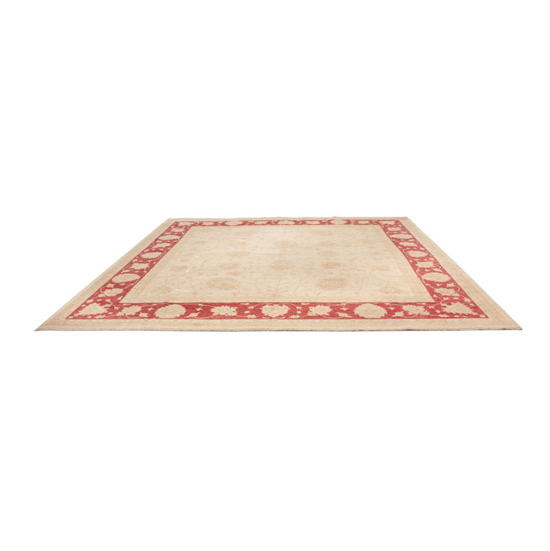 Ziegler Teppich quadratisch  - 394 x 398 cm - beige