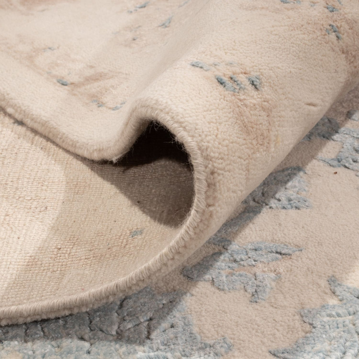 Designer Teppich - 456 x 337 cm - hellblau