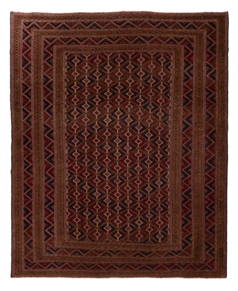 Kelim Teppich - Oriental - 239 x 199 cm - rot