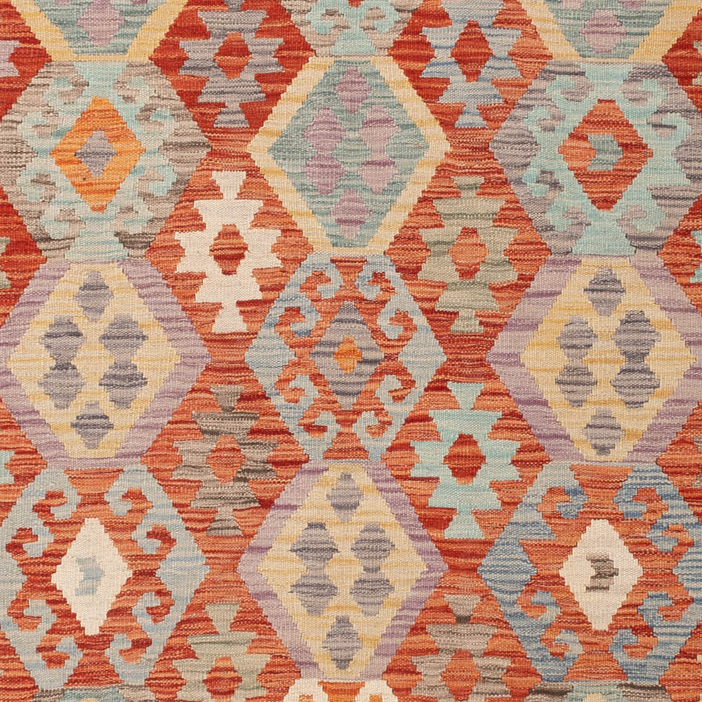 Kelim Teppich - Splash - 246 x 174 cm - bunt