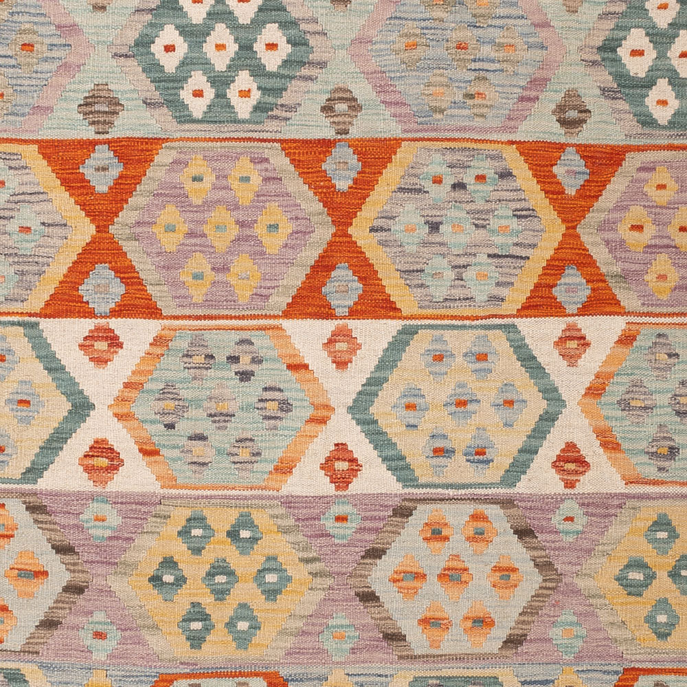 Kelim Teppich - Splash - 246 x 180 cm - bunt