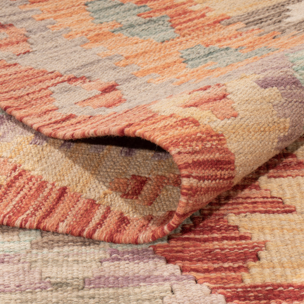 Kelim Teppich - Splash - 251 x 179 cm - bunt