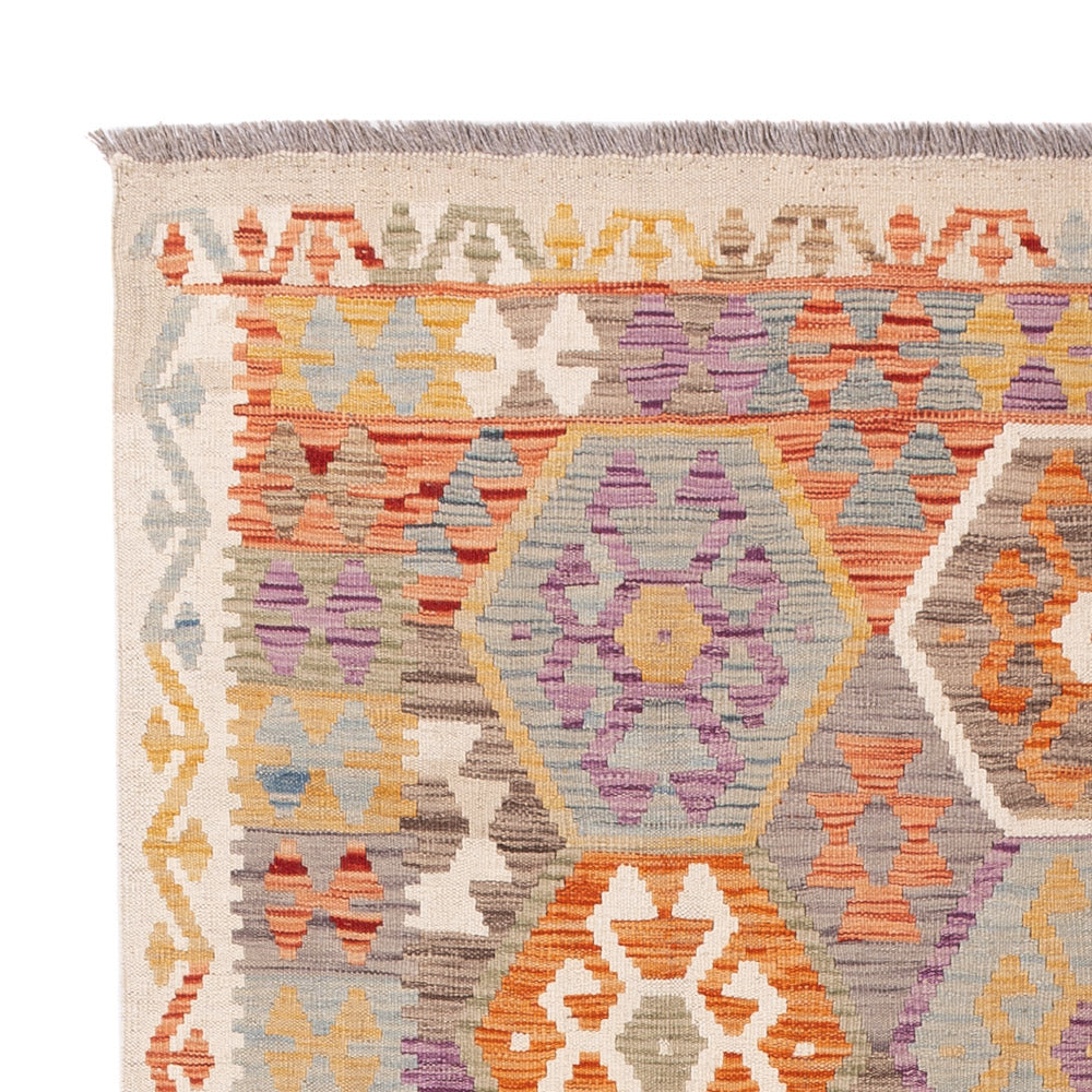 Kelim Teppich - Splash - 200 x 154 cm - bunt