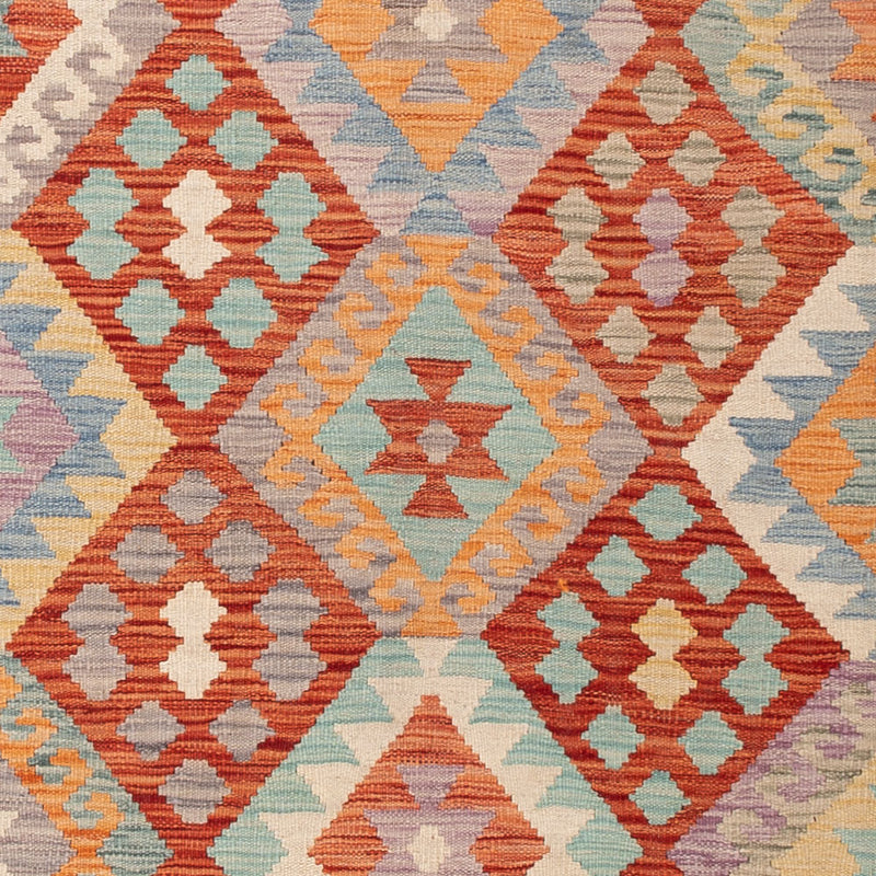 Kelim Teppich - Splash - 198 x 148 cm - bunt