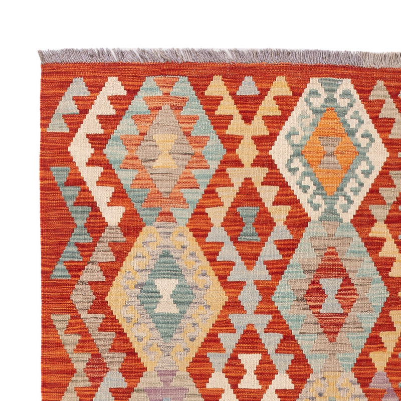 Kelim Teppich - Splash - 194 x 153 cm - bunt