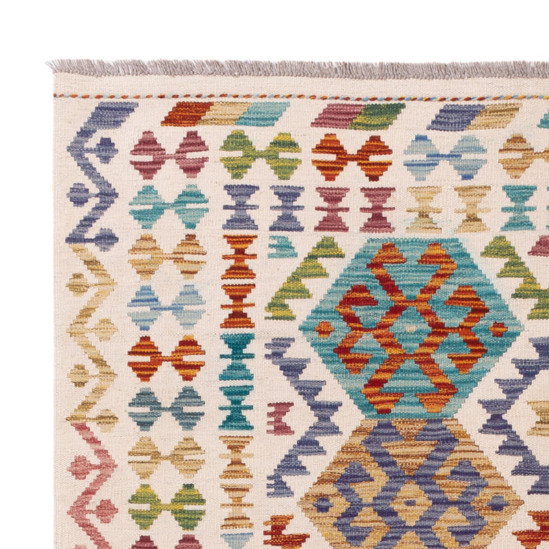 Kelim Teppich - Splash - 195 x 157 cm - bunt