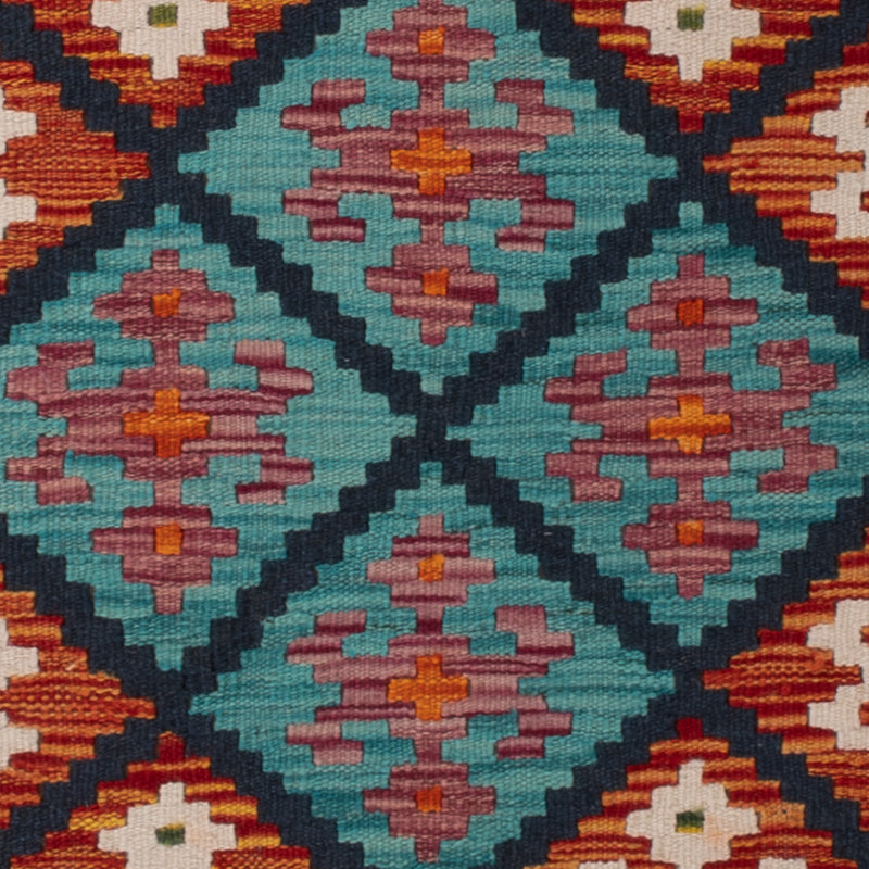 Kelim Teppich - Splash - 145 x 100 cm - bunt