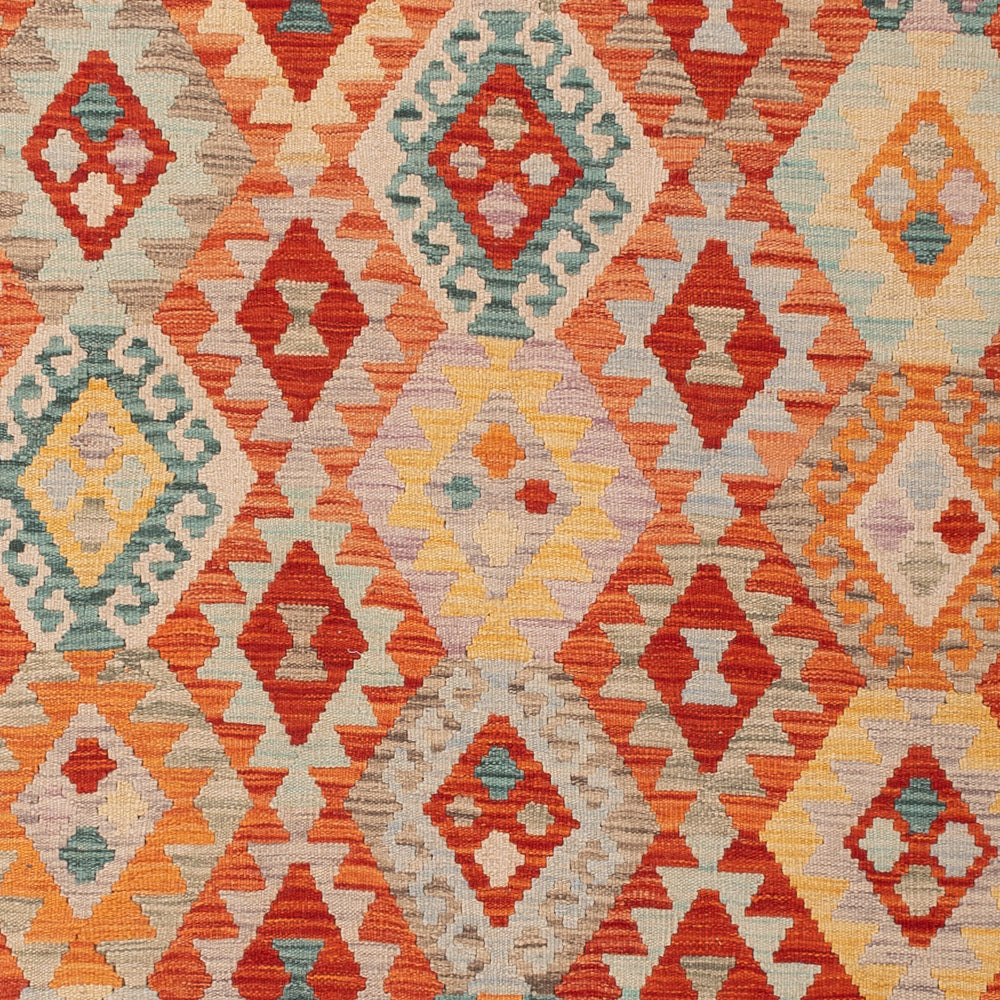 Kelim Teppich - Splash - 247 x 179 cm - bunt