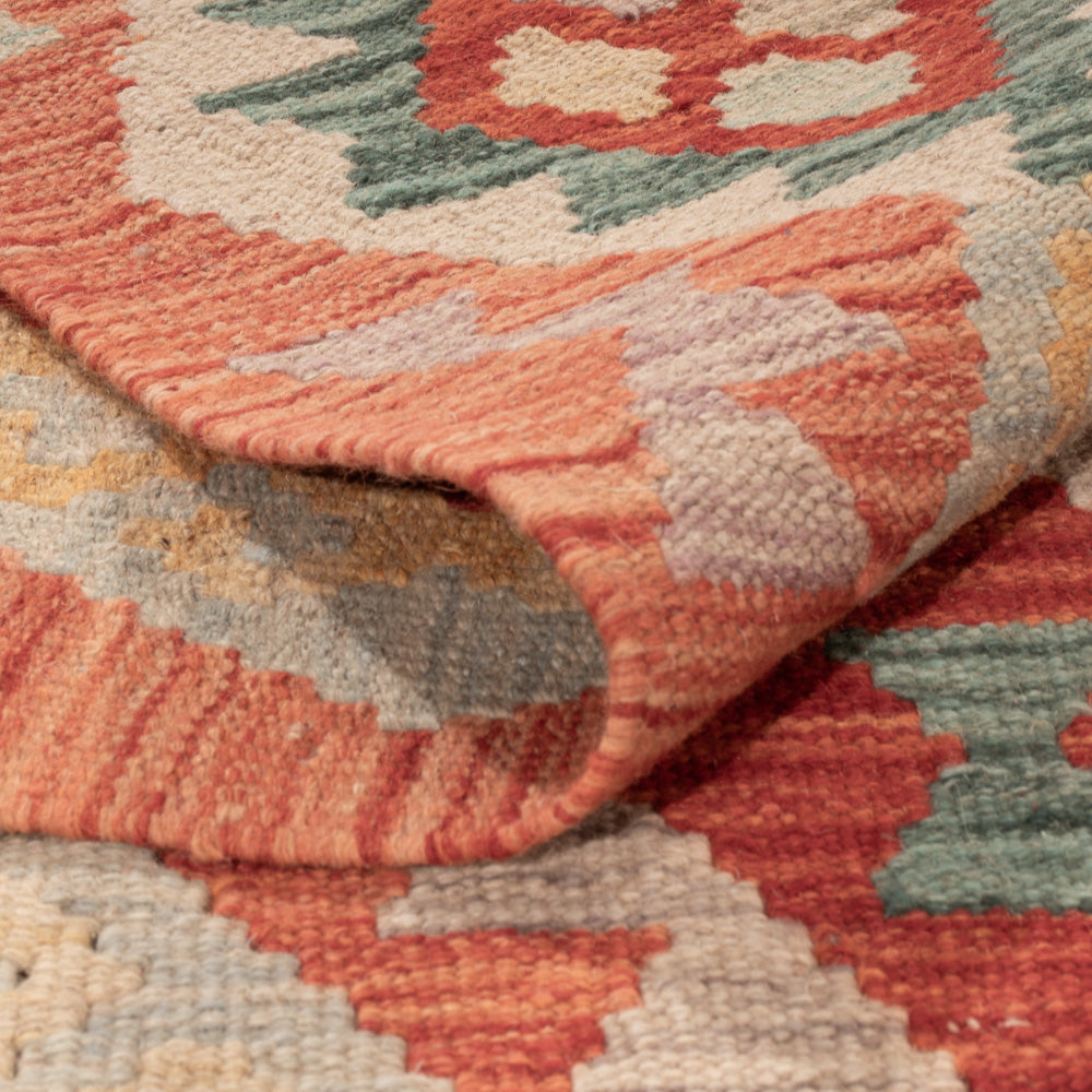 Kelim Teppich - Splash - 247 x 179 cm - bunt