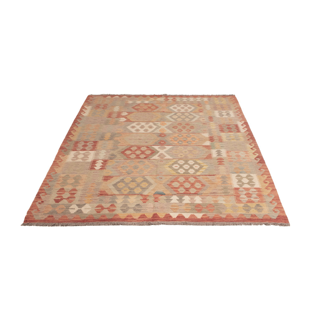 Kelim Teppich - Splash - 251 x 169 cm - bunt