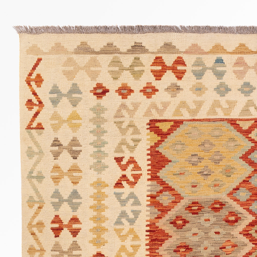 Kelim Teppich - Splash - 248 x 175 cm - bunt