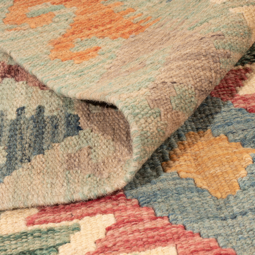 Kelim Teppich - Splash - 150 x 99 cm - bunt